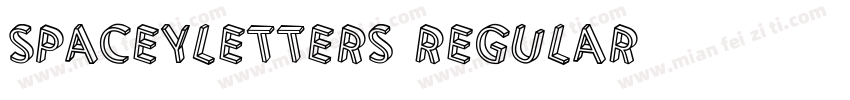 SpaceyLetters Regular字体转换